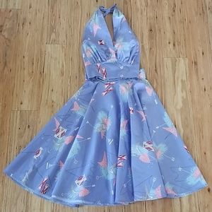 Trashy Diva Lilac Atomic Circle Skirt and Halter